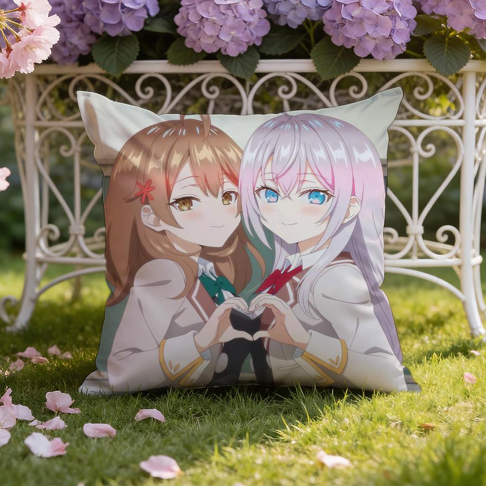 A-Alya Hides Feelings Cushion Cover Home & Car Dual-Scene Pillow Cover: Reversible for Premium Comfort