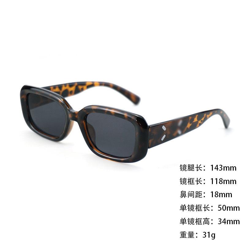 Sunglasses Retro Sunglasses Women'S High-Value Men'S Fashion Same Style Pose Sunshade Glasses