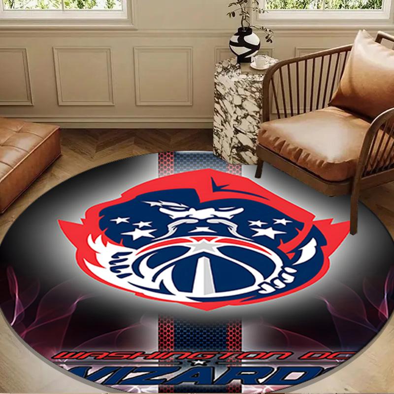 Washington basketball Stars Round mat, Anti-slip Circle Carpet Chair rug For livingroom,Bedroom, doormat home decor Gift Christmas Gifts
