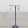 3Pcs/Set T-Shaped Earrings Display Stand Hanging Necklace Organizer Rack  Earring