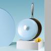 pebble blue frying pan