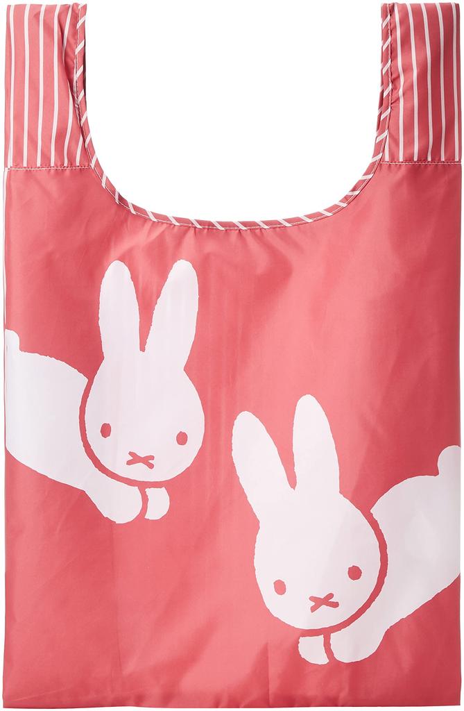 Marushin Miffy Rabbit Stripe Eco Cute X W40 X D20cm 12 X 5905003400 Bag, Item, H63.5 (Folded 12cm), Mother's Day, Birthday, Gift,