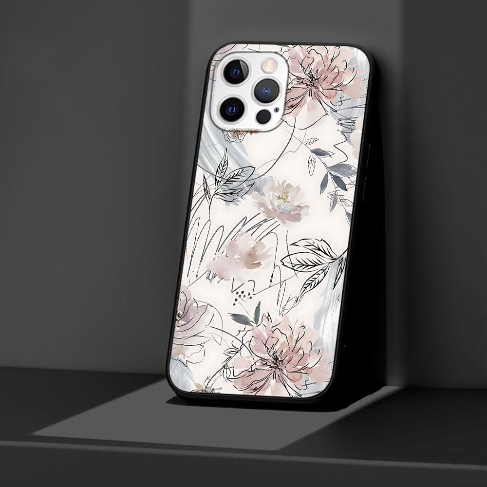 Rose Liebesherz Gold Hülle für Apple iPhone 13 14 Plus 11 12 Mini 15 Pro Max 7 8 SE 2020 X XS XR Silikon Weiche Handyhülle