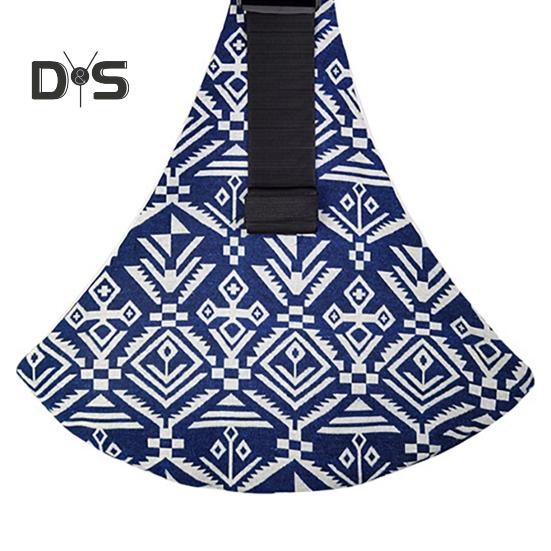 Baby Sling Carrier Great Load Bearing Adjustable Length Wide Strap Less Pressure On Shoulder Breathable Fabric Plaid Print Outdoor Walking 0-36