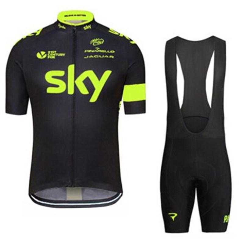 Mono de Ciclismo Transpirable de Secado Rápido de Manga Corta SKY de Verano para Hombre y Mujer