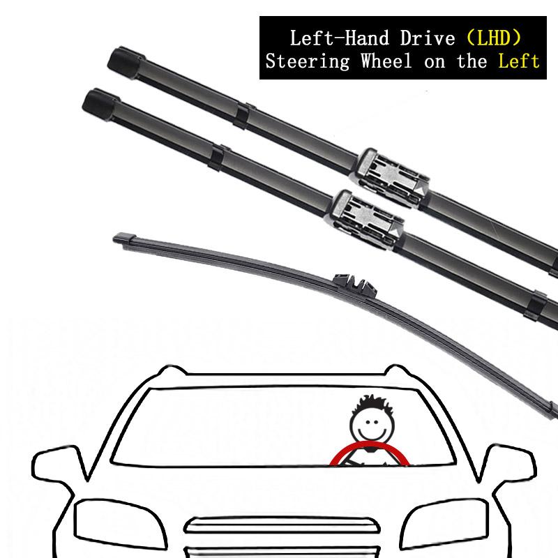 

3x для Great Wall Haval H9 2014 ~ 2022, передние и задние щетки стеклоочистителя, резак для окон, лобового стекла, чистка лобового стекла автомобиля LHD