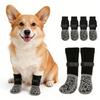 4 Stuks Hond Pootbeschermers Anti-Slip Schoentjes met Grip Verstelbare Huisdier Sokken voor Gewonde Poten Oudere & Zwakke Poot Honden