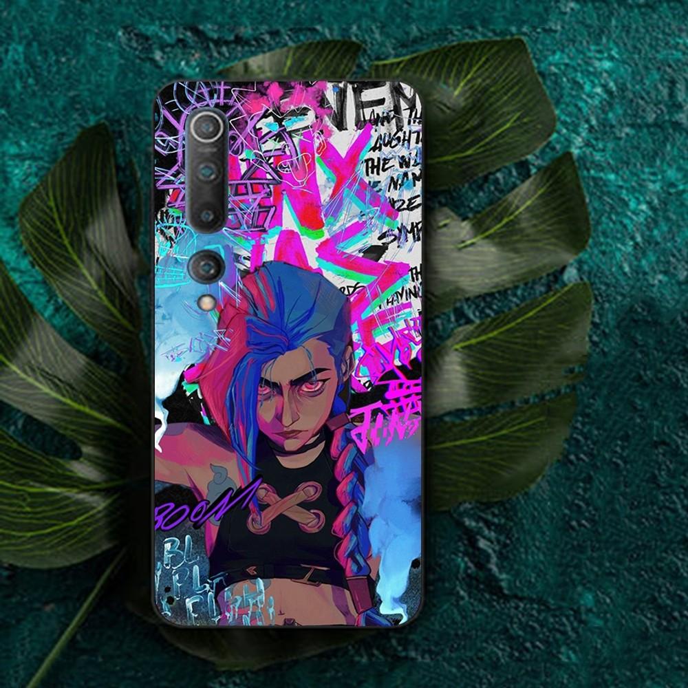 

Чехол для телефона с изображением персонажей аниме Arcane Jinx-Vi для Redmi Note 4 X 5 A 6 7 8 T 9 9S 10 11 11S 11Epro Poco M3 pro Redmi Note 8T