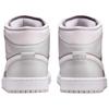 Air Jordan 1 Mid Photon Dust Atmosphere Grey Women Sneakers White BQ6472-008