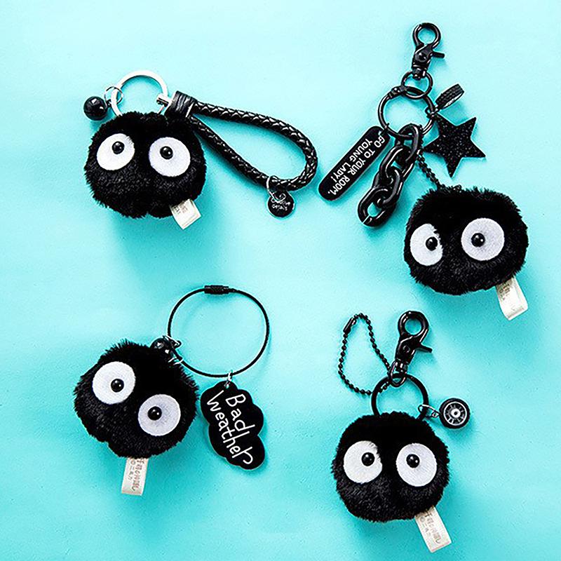 Cartoon Miyazaki Hayao Chihiros Briketts Auto Schlüsselanhänger Anhänger Tasche Anhänger
