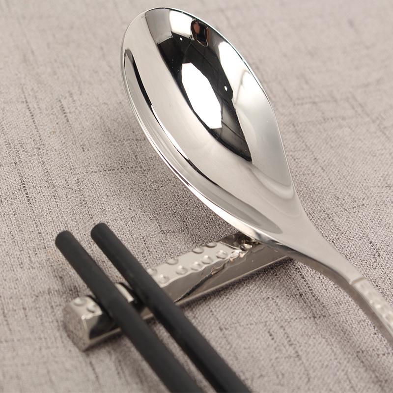 Nerezový držák na odkládání hůlek a lžíce pro domácí a restaurační prostředí