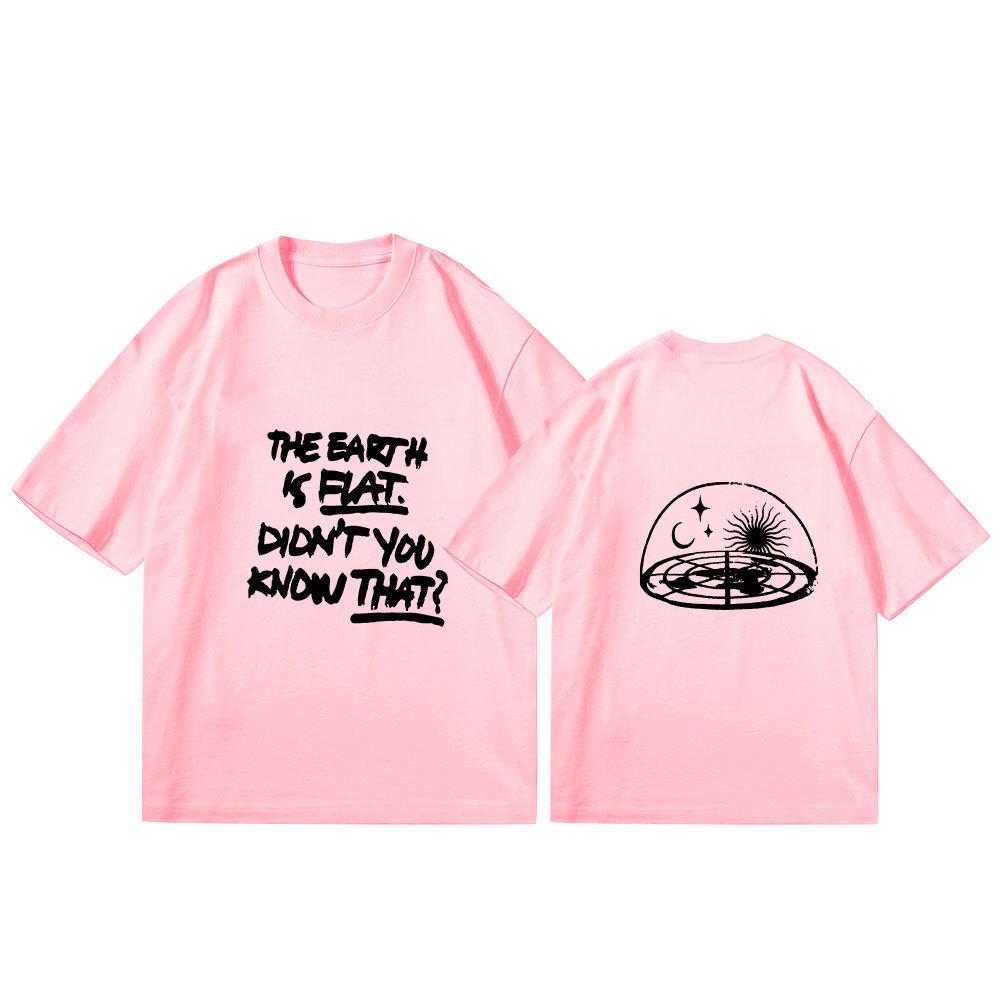 Свободная футболка с короткими рукавами из 100% хлопка, летняя мода Suga Busan Tour M