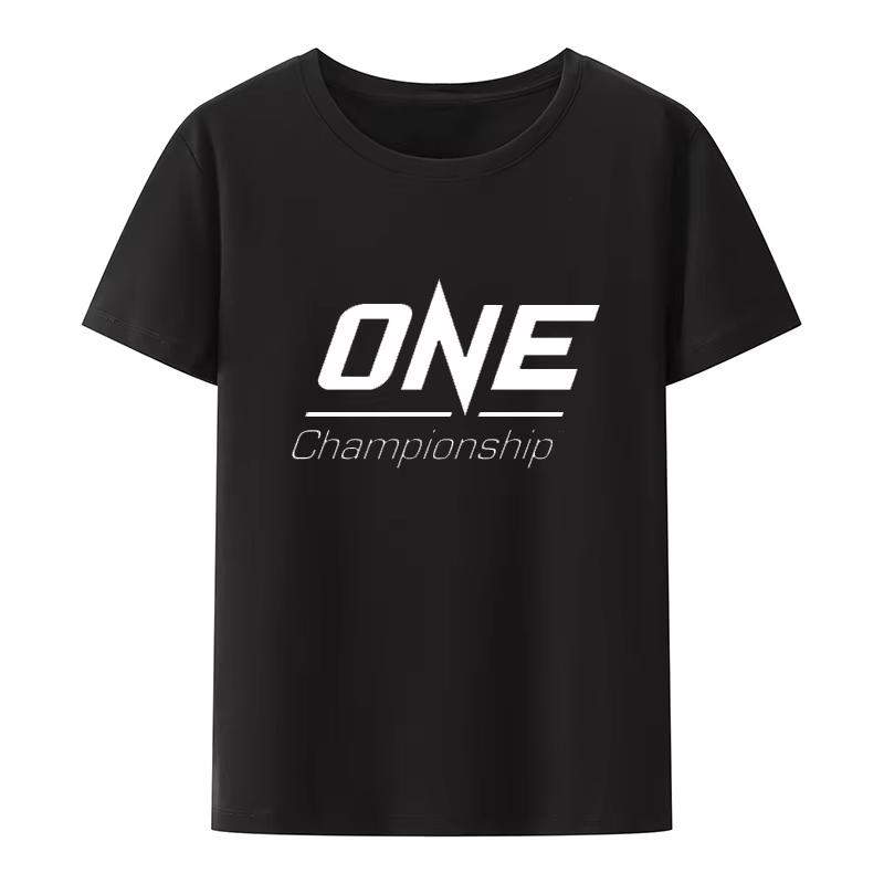

One Championship Кикбоксинг Спортивная Футболка с Принтом Мужская с Коротким Рукавом Повседневная Roupas Masculinas Дышащая Юмор Повседневная S