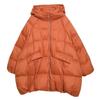 Winter Women White Duck Down Jacket Hooded Warm Oversize Puffer Coat Female Casual Loose Parkas Pocket Outwear