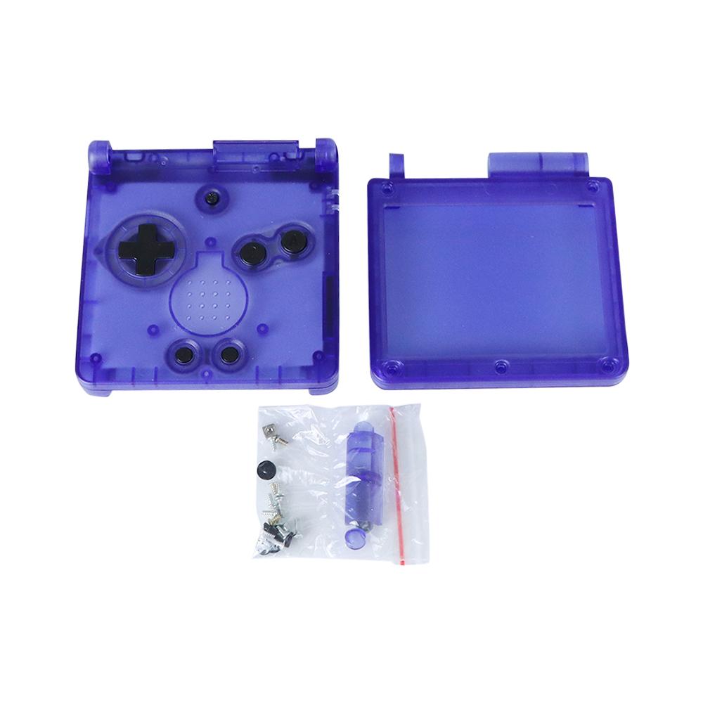 1PCS Cool Clear For GBA SP Transparent Replacement Housing Shell Cover For Game Boy Advance SP Case Cover