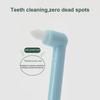 Trim Toothbrush 10pcs Orthodontic Tuft Toothbrush Rounded Brush Head Teeth Cleaning Tools For Irregular Teeth Someone Wearing