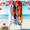 Spurs Logo Print Strandtuch, Großes Weiches Schnelltrocknendes Handtuch für Strand Camping Schwimmen