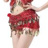 Glitter Sequins Belly Dance Waist Chain Hollow Bellydance Coins Belt Hip Scarf Skirt  Ladies