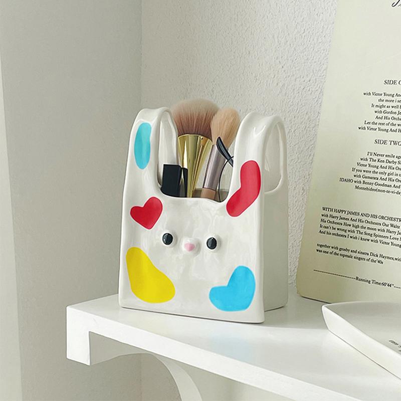 Cute Handbag Flower Pot Ceramic Succulent Pot Planter Home Decor Desktop Ornaments Bonsai Plant Pot