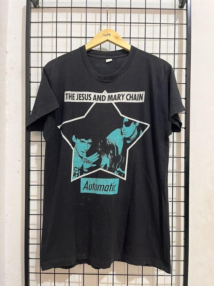 

The Jesus And Mary Chains band Automatic black Reprint T shirt S-5XL Unisex T-Shirt XL