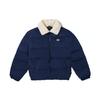 Solid Color Zip Collar Jacket Men Jackets Dark-Blue VN000FCNLKZ