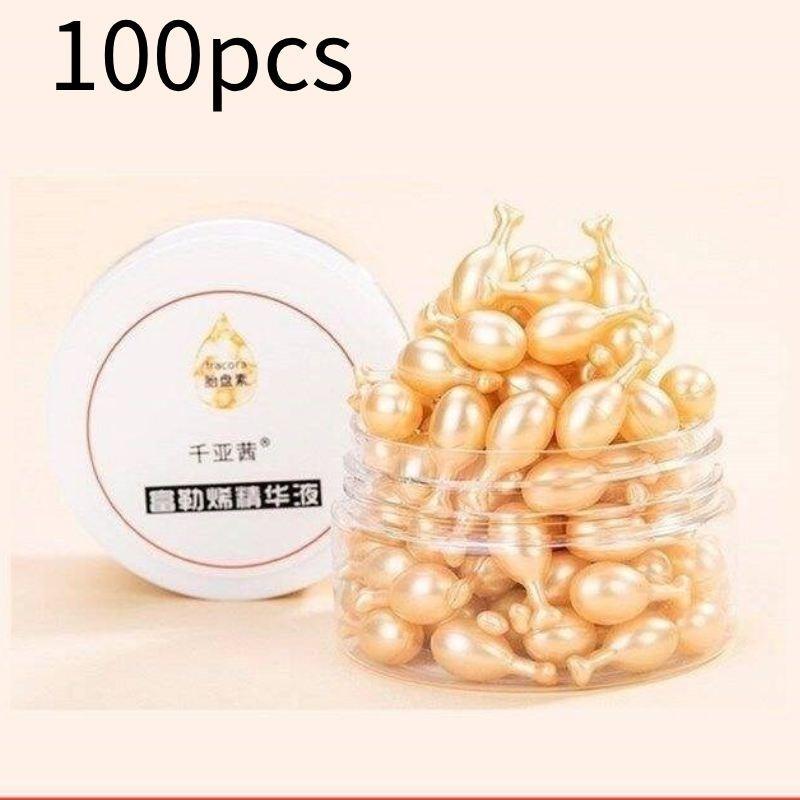 Fullerenes Placenta Essence Capsules For Deep Hydration And Skin Brightening
