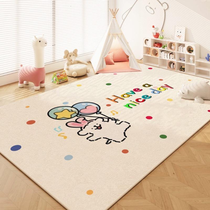 Cute Cartoon Hello Kitty Carpet Living Room Bedroom Kitchen Entrance Door Mat Non-slip Washable Home Decor Girl Rug Gift