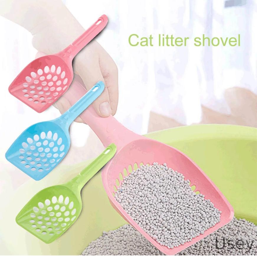 Litter Scoop — The Waste-Cleaning Tool | Large-Sized, Minimalist Design | Metal Shovel With Fine Sifting Holes | Premium Pet Supplies