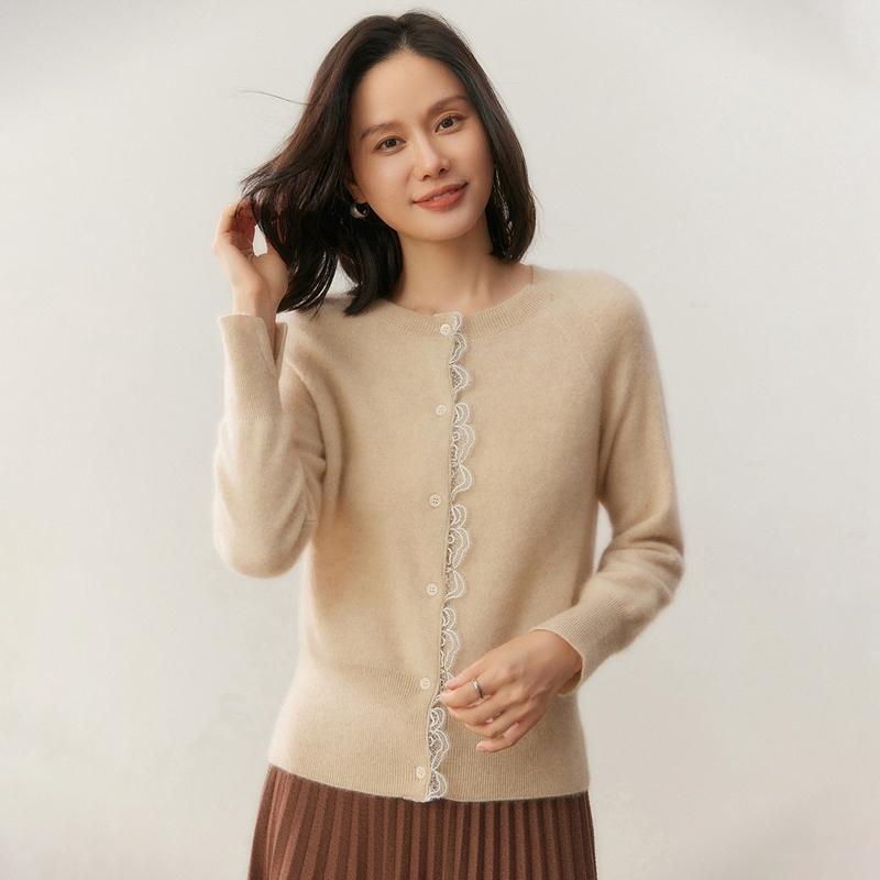 Qinghe 100% Pure Cashmere Women's Sweater - Ultra Soft Luxury Winter Pullover
