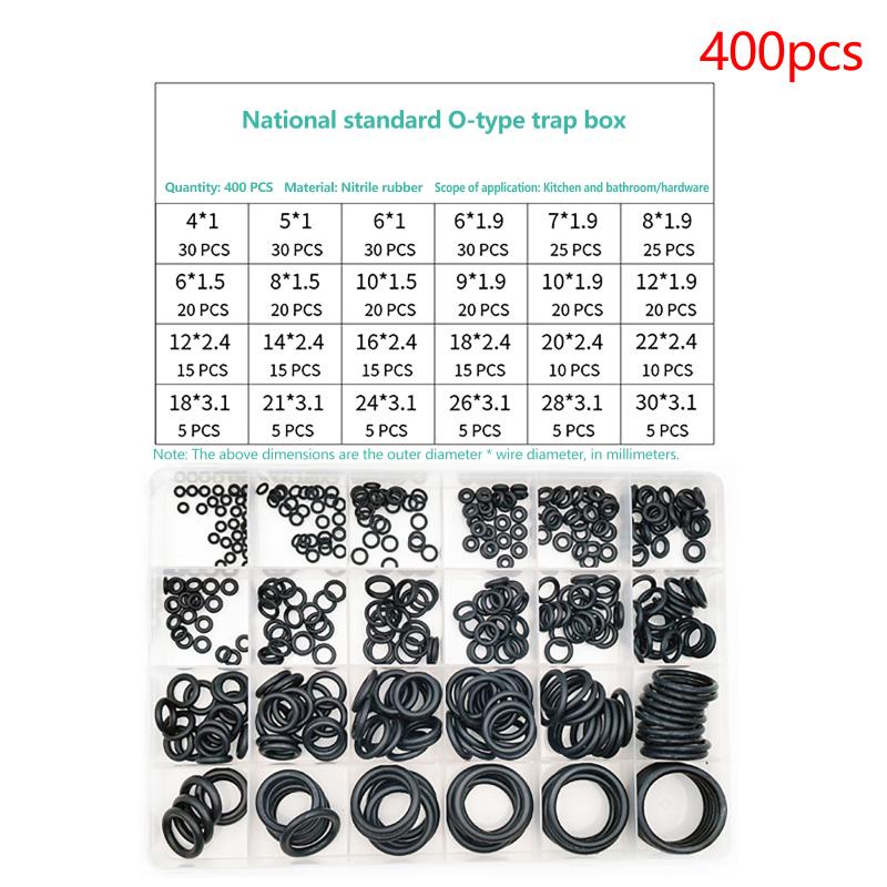 1Box O-ring Rubber NBR Seal Assortment Washer Gasket O Ring Kit Repair Faucet Pipe Car Plumbing Pneumatic Accessory Tool Set