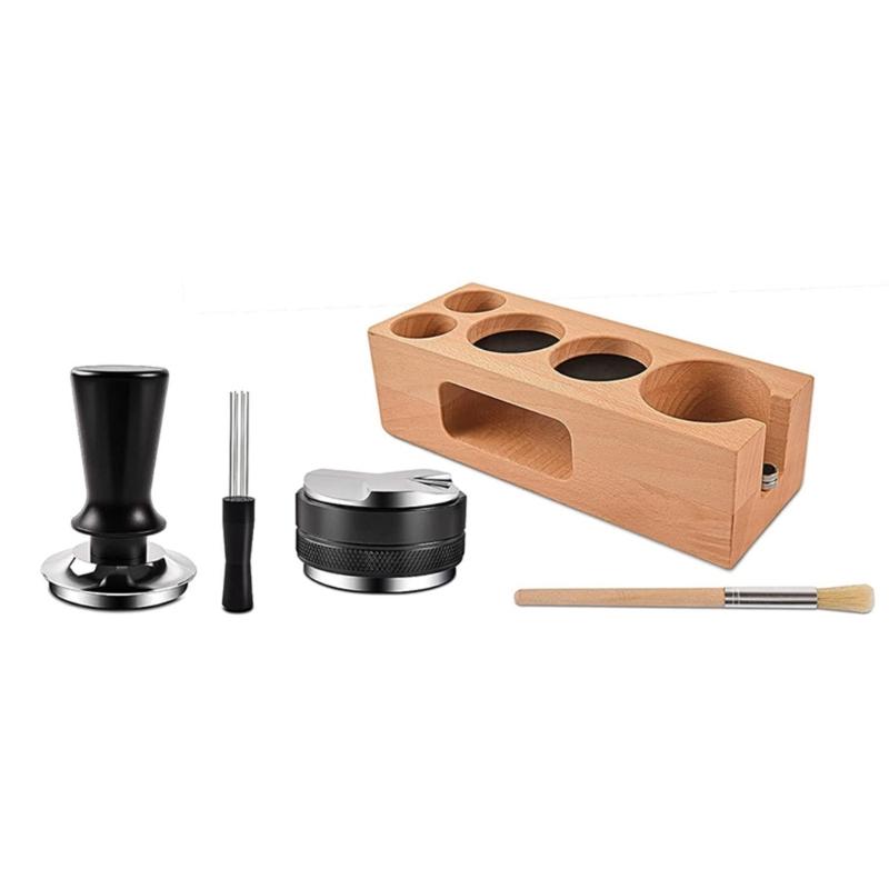 

Coffee Tamper Stand Coffee Powder Needle Coffee Powder Brush Coffee Tamper Coffee Distributor Gift for Coffee Lover 1