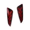 A58X-LED Rear Bumper Reflectors Fog Light Brake Tail Light Lamps For Toyota CHR CH-R 2017- Accessories