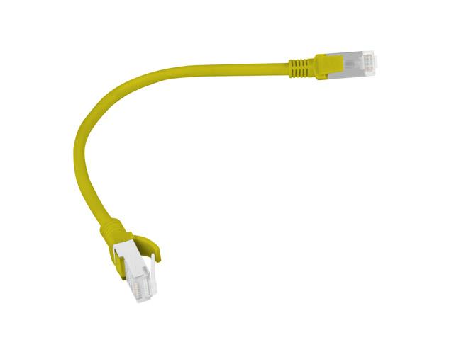 Patchcord Lanberg UTP Kat.6 0,25m Żółty