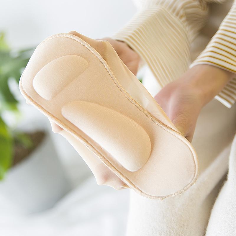 Calcetines Invisibles para Mujer Elásticos Transpirables Plantilla para Correr Soporte del Arco Plantillas de Confort 2uds/4uds