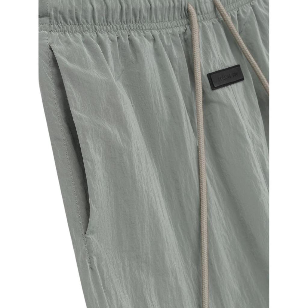 Fear of God Essentials Crinkle Nylon Track Pant Seal Men Bottoms Grey 130SP244245F