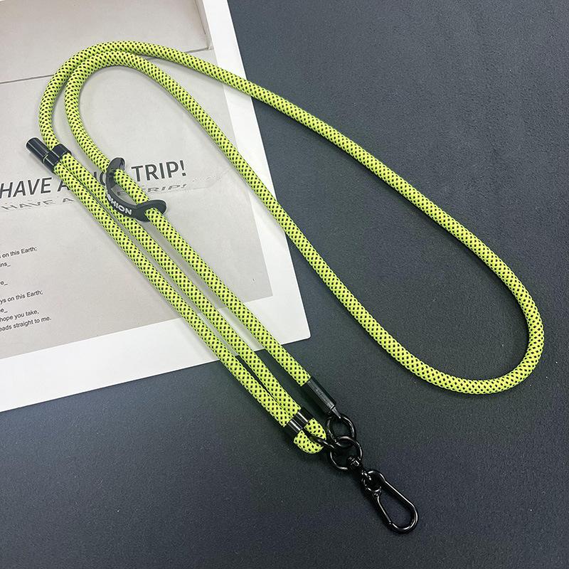 Mobile Phone Lanyard Crossbody Neck 1MM Polyester Mobile Phone Rope Neck Crossbody Adjustable Hand + Lanyard Crossbody Can Be Carried