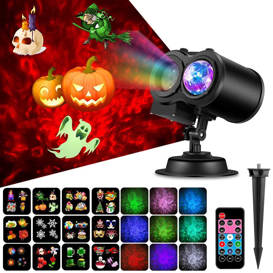 Outdoor Snowflake Projection Lamp for Christmas and Halloween