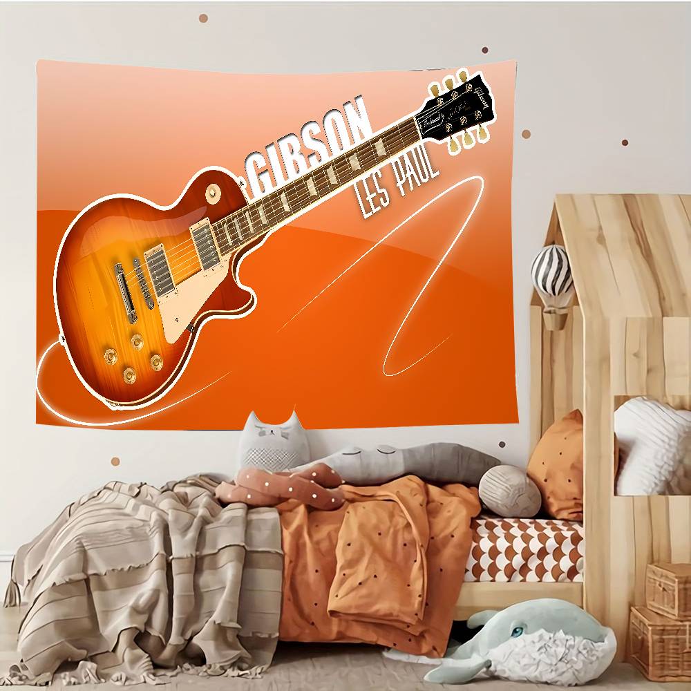 

GGibson Guitar Tapestry Customizable Tapestries Of Various Styleswall Hangings Celebrity Photo Printingwall Hangings 74x94cm(29x37in)