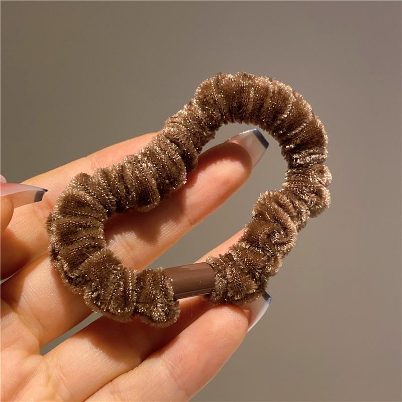 Vintage Velvet Bowknot Hair Scrunchies Hair Tie Women Girls Elegant Ponytail Large Bows Hair Rubber Bands Hair Accessories