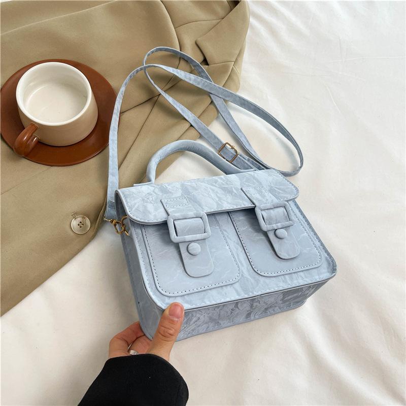 Casual Sweet And Cute Cambridge Small Bag Messenger Bag Women'S Autumn Fashion Small Square Bag