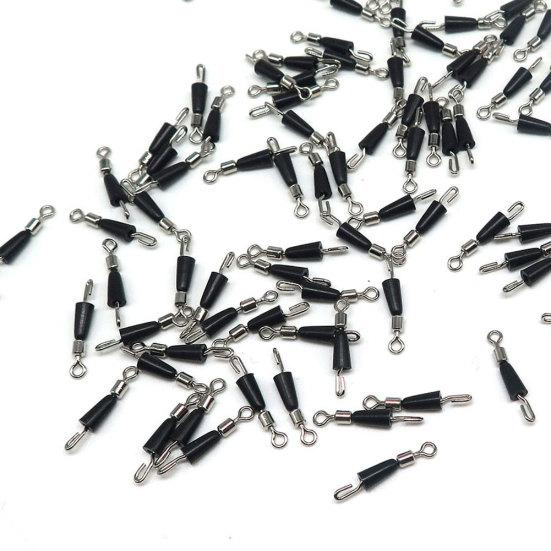 20/30/50Pcs Fishing Swivels Ball Bearing Swivel Rings Connector Rolling Hook