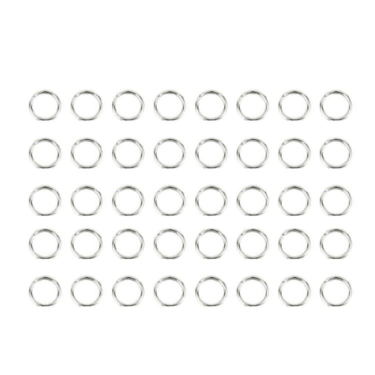 

500Pcs High Strength Fishing Split Rings High Carbon Spring Steel Split Rings Fishing Lures Connector Lures Rings 1