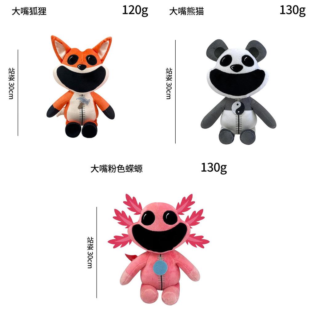 Smiling Critters Lila Katze Monster Plüschtier Im Furchteinflößenden Spielstil 30cm