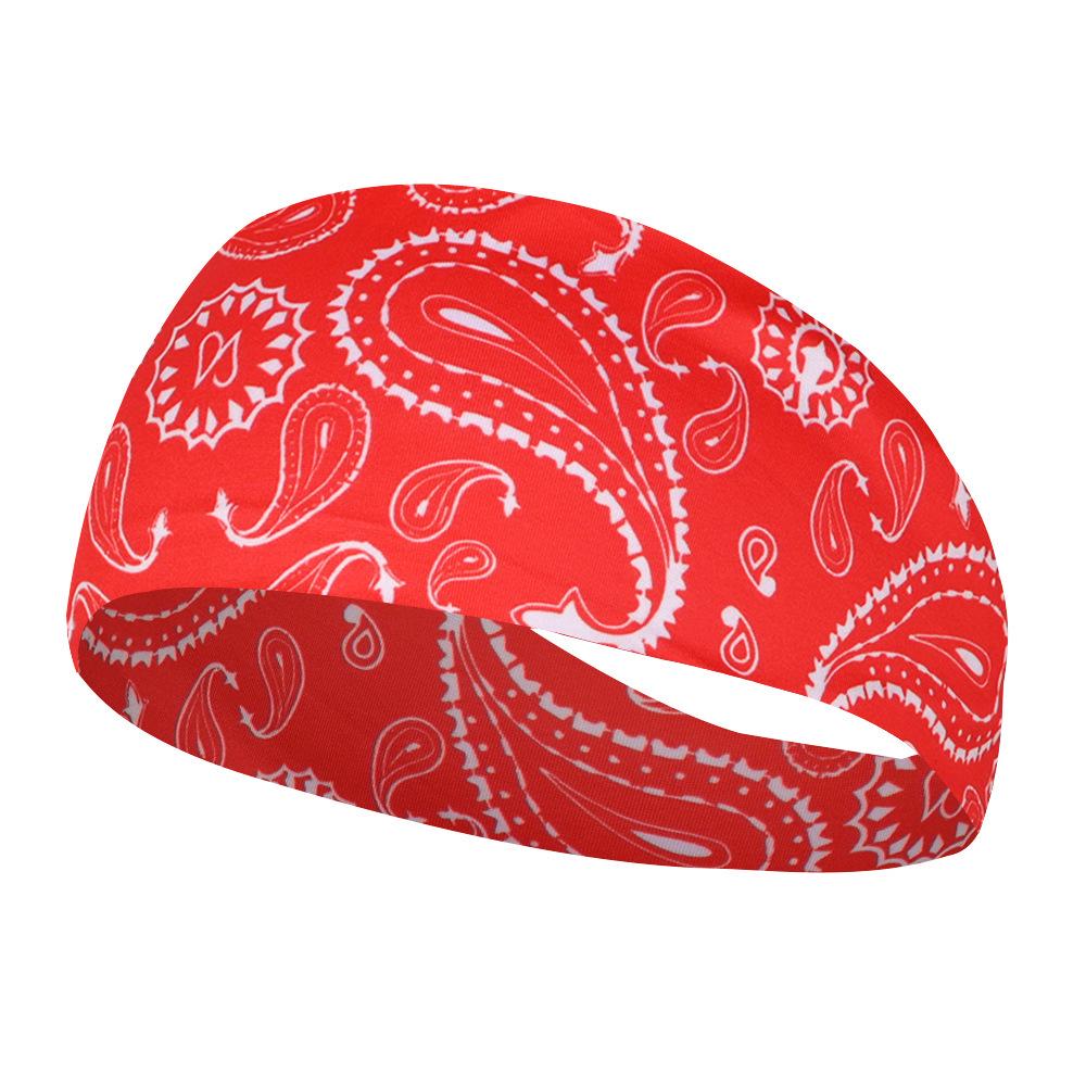 Paisley Sweatproof Absorbent Fitness Running Headband
