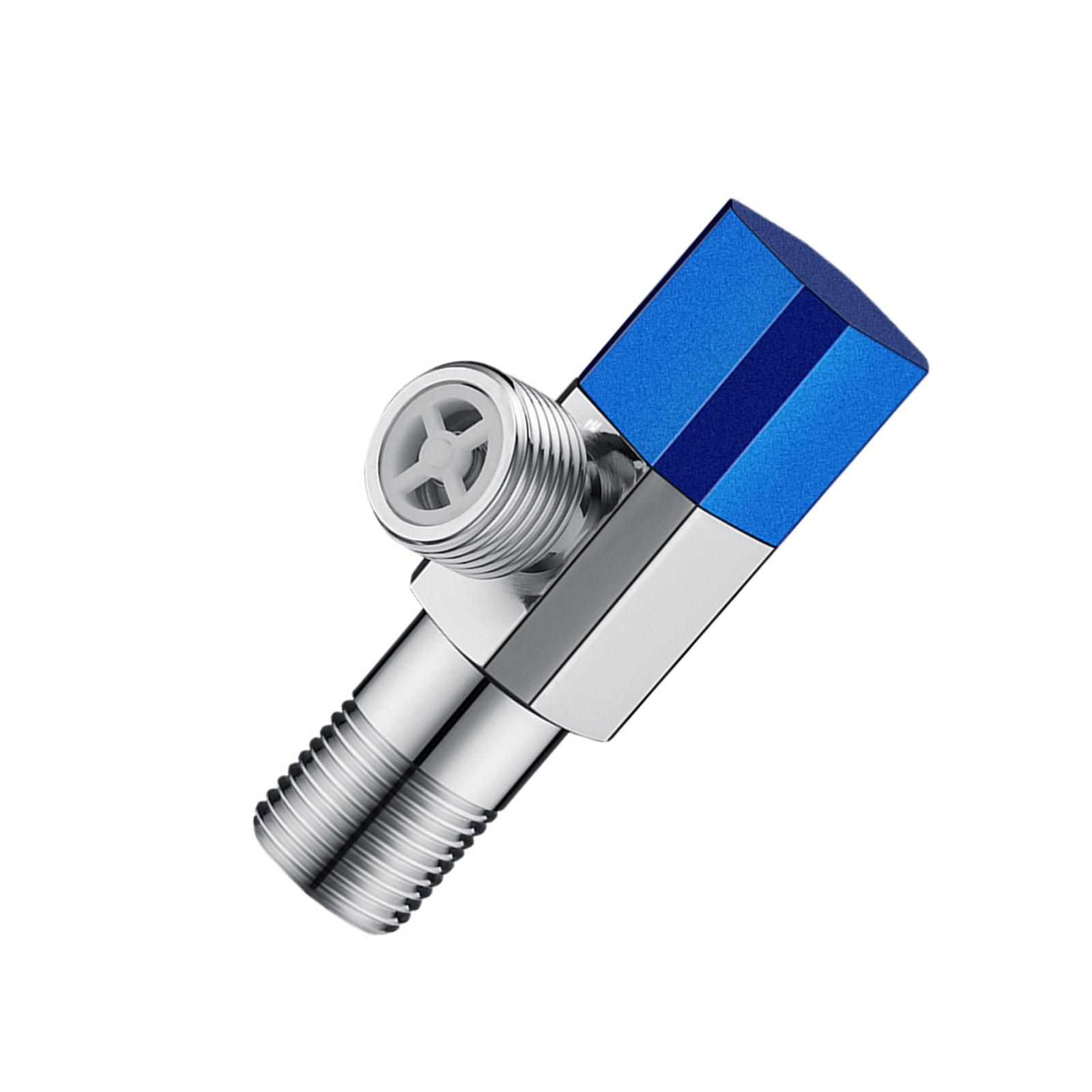 

Латунные угловые запорные вентили 1/2 дюйма для ванной комнаты, высокопропускные, для перекрытия горячей/холодной воды, клапаны регулировки потока воды 1