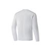 Li-Ning Fitness Series Solid Color Logo Print Long Sleeve Sweatshirt Men tops Gray AWDS969-7