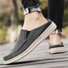 Fashion Summer Men Half Shoes Casual Canvas Shoes Lightweight Comfortable Big Size 47 48 zapatillas hombre