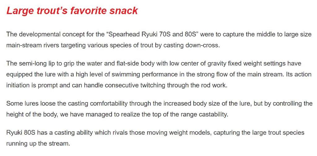 DUO Spearhead Ryuki 80S Sinking Lure ANA4056 (7950)