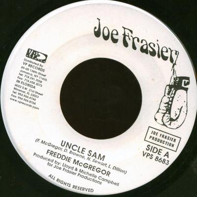 7-Zoll Schallplatte FREDDIE MCGREGOR - Uncle Sam VPS8683 Joe Frasier, VP Jamaica Reggae, Ska & Dub Gebraucht