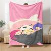 1Pc Kawaii Fantasy Creatures Blanket For Couch Bed Plush Cozy Fuzzy Blanket Super Soft Warm Blankets For Fall And Winter 0918236